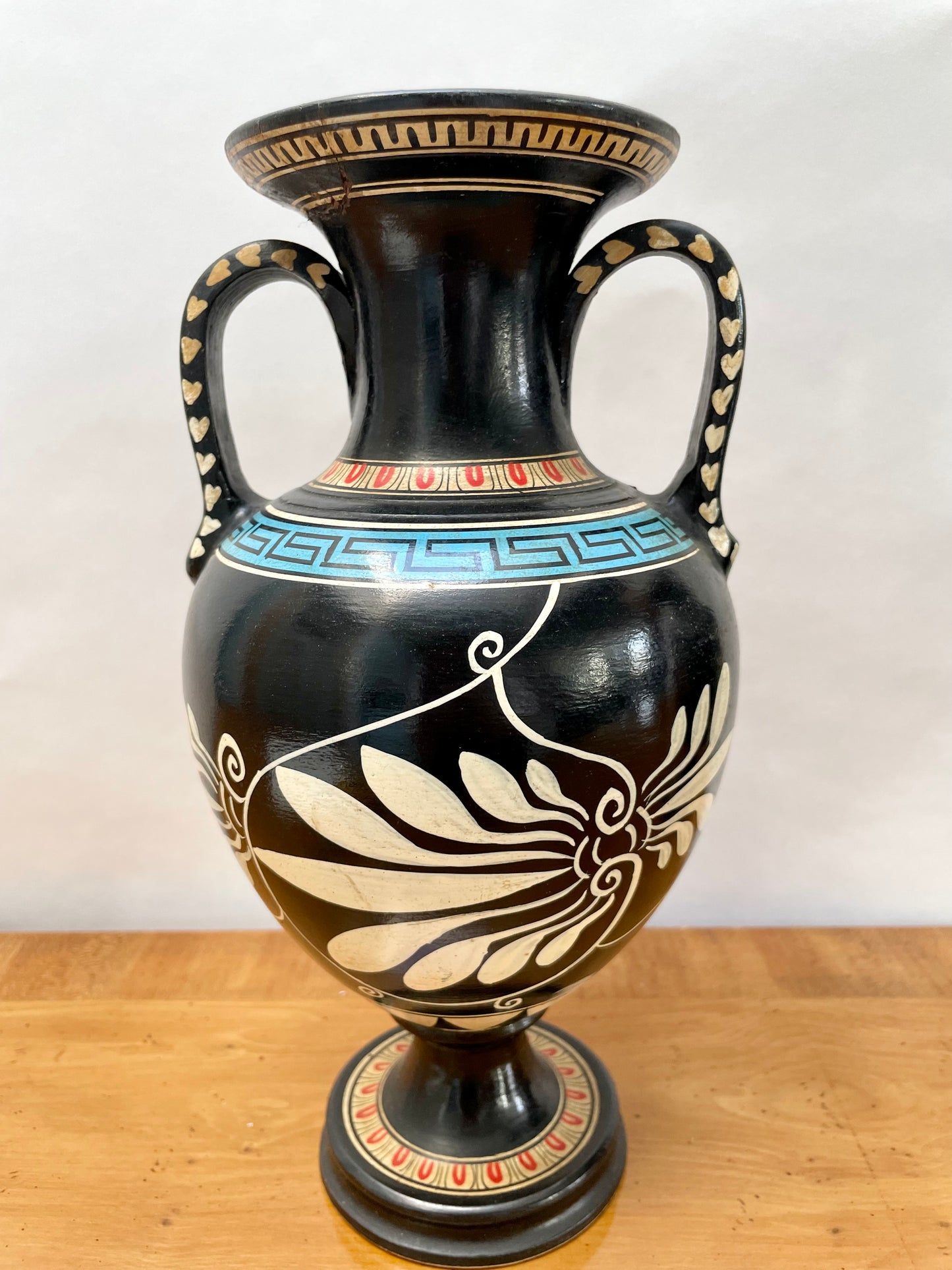Pair of pottery urns made in Greece