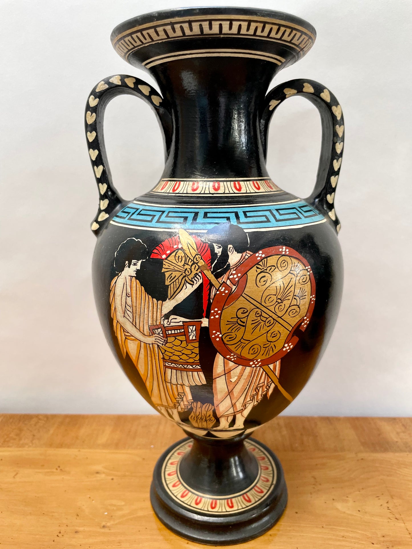 Pair of pottery urns made in Greece