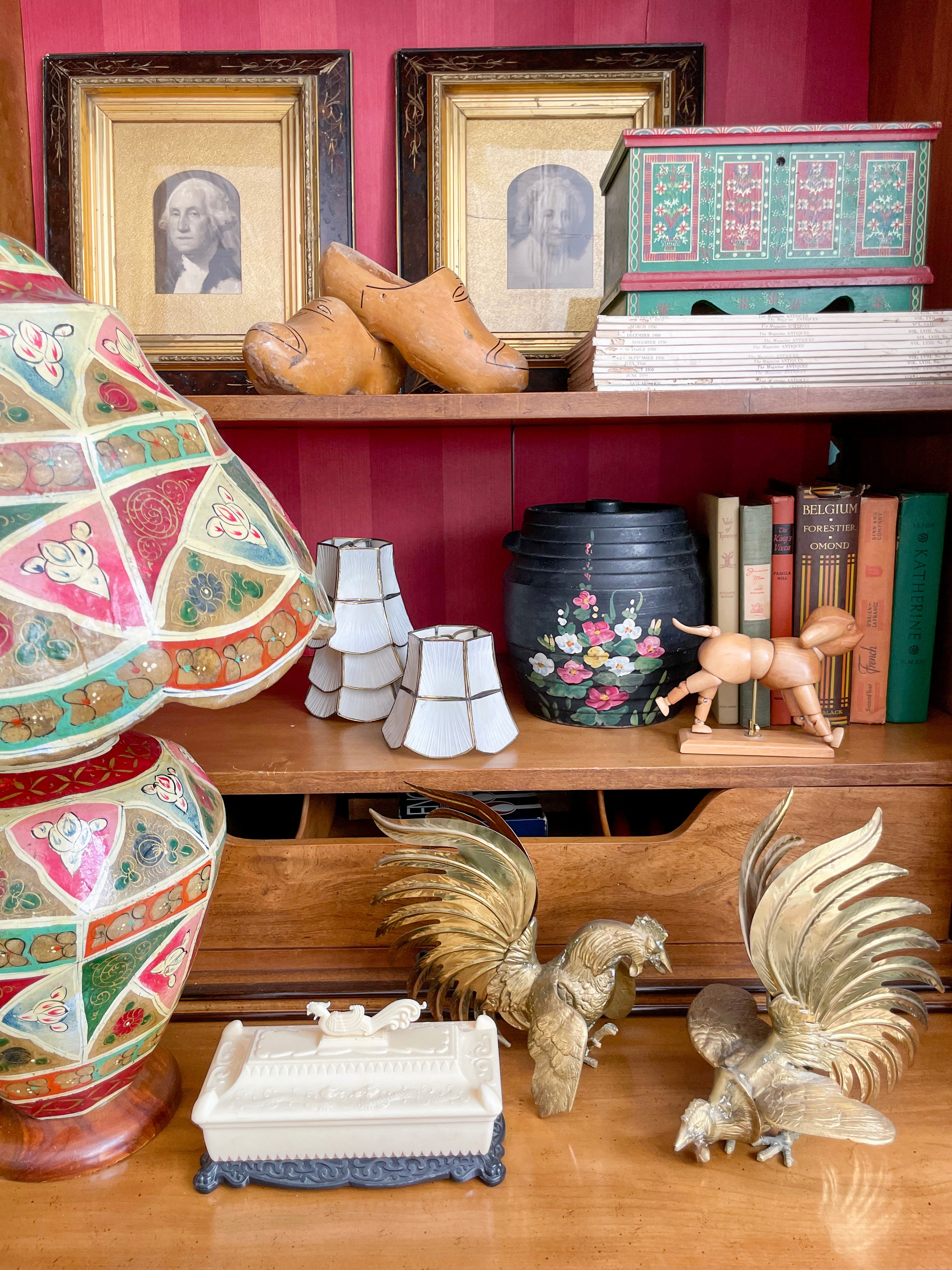 Antique dutch wooden shoes sales
